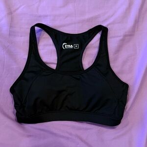 ZYIA Black Racerback Sports Bra